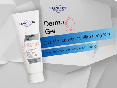 Sữa tắm không xà phòng cho da khô va a nhay cảm Stanhome Dermo Gel 250ml