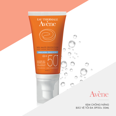 Kem chống nắng cho da hỗn hợp Avène Very High Protection Emulsion SPF50+