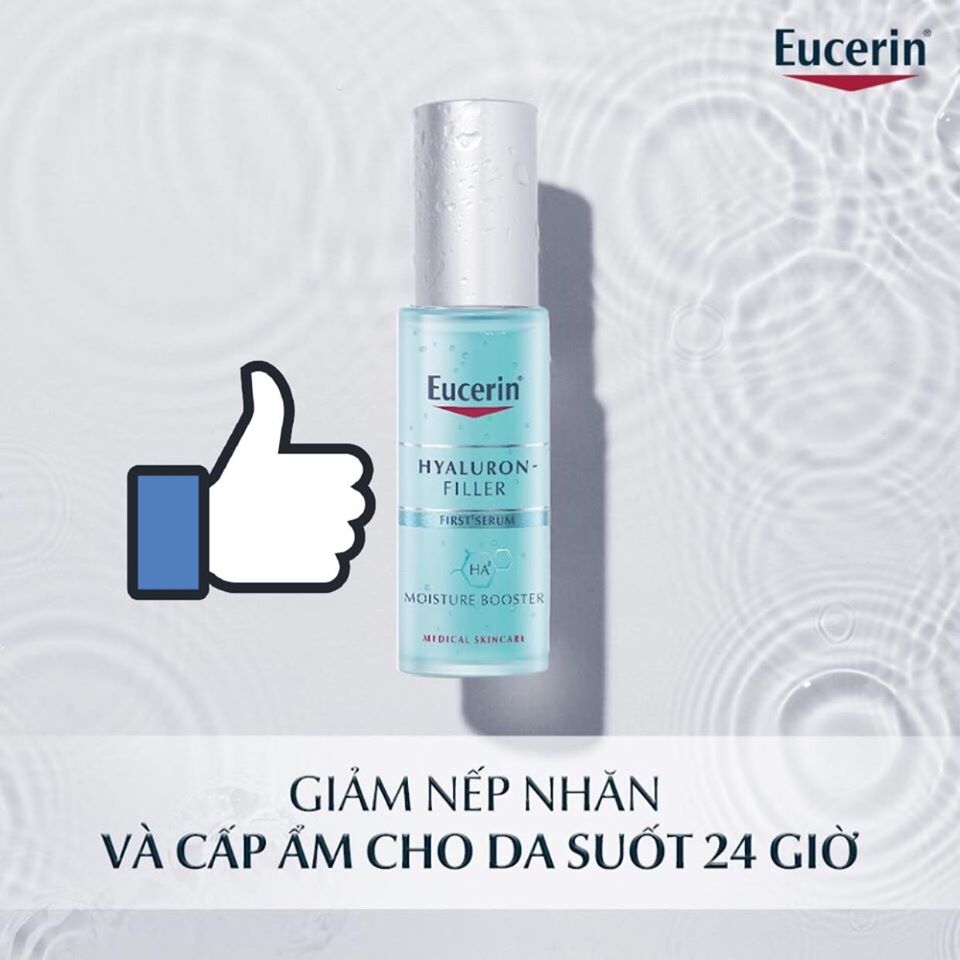 Tinh Chất Cấp Ẩm và Ngăn Ngừa Lão Hoá Eucerin Hyaluron - Filler First Serum Moisture Booster 30ml