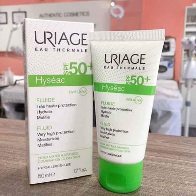 Kem Chống Nắng Dưỡng Ẩm Cho Da Dầu Và Mụn Uriage Hyseac Fluide SPF50 50ml