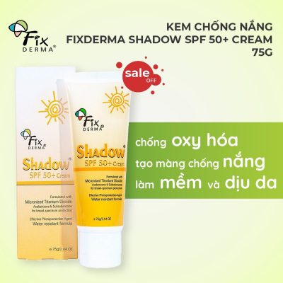 Gel chống nắng toàn thân Fixderma Shadow SPF 50+ Cream