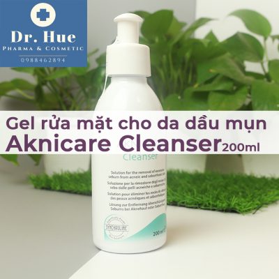 Gel rửa mặt cho da dầu mụn Aknicare Cleanser 200ml