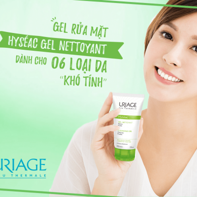 Sữa Rửa Mặt Cho Da Dầu Da Mụn Và Da Hồn Hợp Uriage Hyséac Gel Nettoyant 150ml