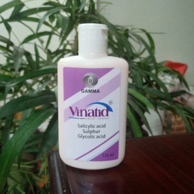 sữa rửa mặt, sữa tắm trị mụn Vinatid 150ml4