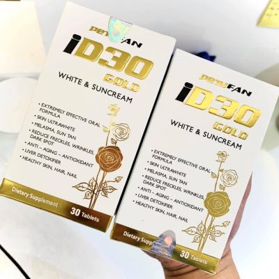 Viên uống chống nắng ID30 Gold white & suncream