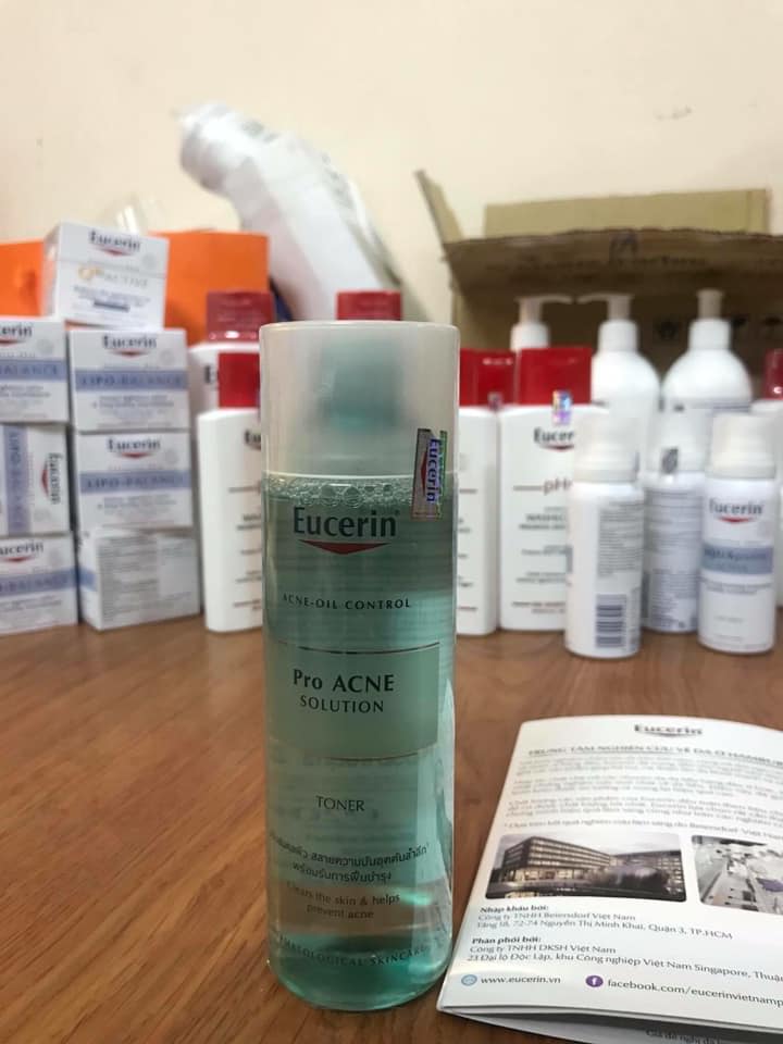 Nước Cân Bằng Eucerin Pro Acne Dành Cho Da Mụn 200ml