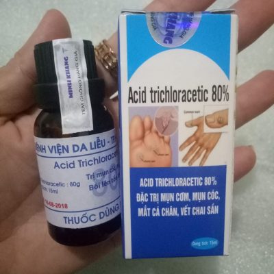 AICD TRICHLORACETIC 80 % - Dung Dịch Trị Mụn Cơm Mụn Cóc