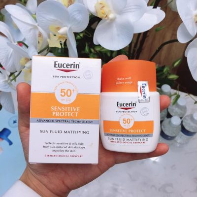 Kem chống nắng Eucerin Sun Fluid Mattifying SPF 50+