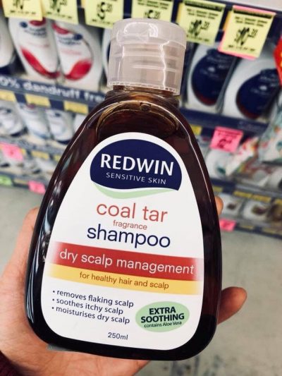 Dầu Gội Trị Gàu Và Giảm Nhờn Da Đầu Redwin Coal Tar Shampoo 250Ml