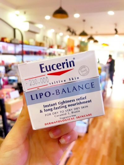 Kem Dưỡng Ẩm Cho Da Khô Và Nhạy Cảm Eucerin Lipo Balance