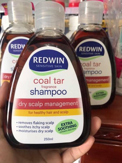 Dầu Gội Trị Gàu Và Giảm Nhờn Da Đầu Redwin Coal Tar Shampoo 250Ml