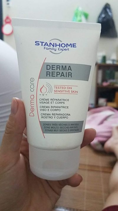 Kem dưỡng phục hồi cho da khô và da nhạy cảm Stanhome Family Expert derma repair 100ml