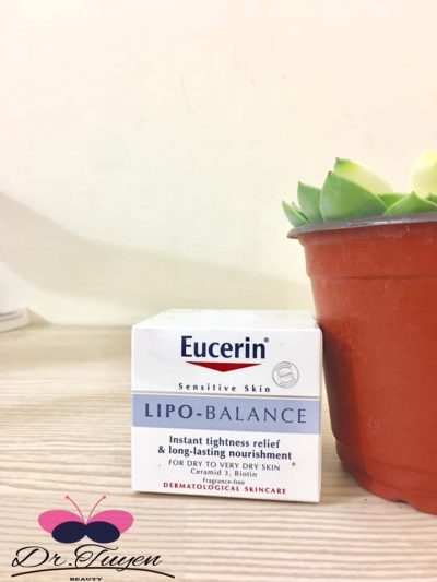 Kem Dưỡng Ẩm Cho Da Khô Và Nhạy Cảm Eucerin Lipo Balance