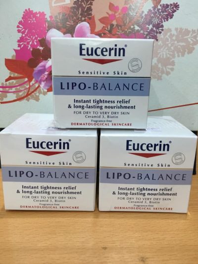 Kem Dưỡng Ẩm Cho Da Khô Và Nhạy Cảm Eucerin Lipo Balance