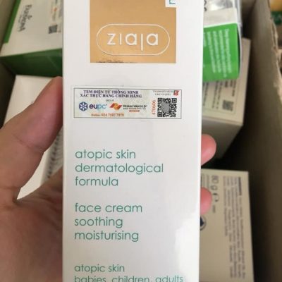 Kem Làm Dịu Kích Ứng Dưỡng Ẩm Chuyên Sâu Ziaja Med Atopic Skin Dermatological Formula Soothing Moisturising