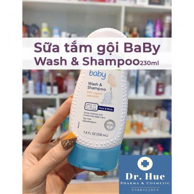 Sữa tắm gội Cetaphil Baby Wash & Shampoo 230ml