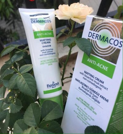 Kem kháng khuẩn ngừa mụn và giảm bóng nhờn DERMACOS ANTI ACNE MATTING CREAM 50ML