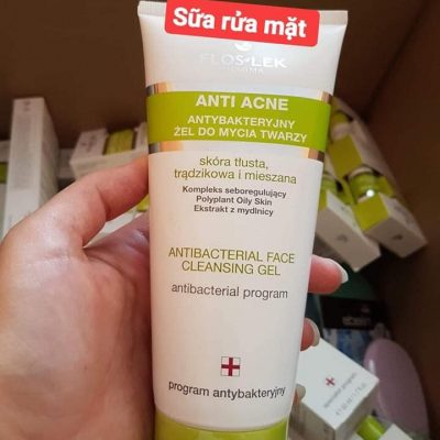 Sửa Rửa Mặt Diệt Khuẩn Ngừa Mụn Floslek Antibacterial Face Cleansing Gel 200ml