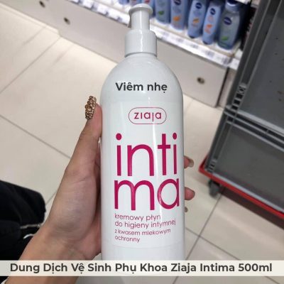 Dung Dịch Vệ Sinh Phụ Khoa Ziaja Intima 500ml-5