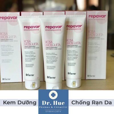 Kem Dưỡng Chống Rạn Da Repavar Regeneradora Anti Stretch Mark 250ml