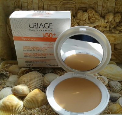 Kem Phấn Trang Điểm Bằng Bột Khoáng Chống Nắng Che Khuyết Điểm Uriage Bariésun Mineral Cream Tinted Compact Very Hight Protection SPF50