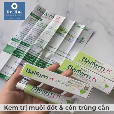 Kem trị muỗi đốt và côn trùng cắn Baifem K-1