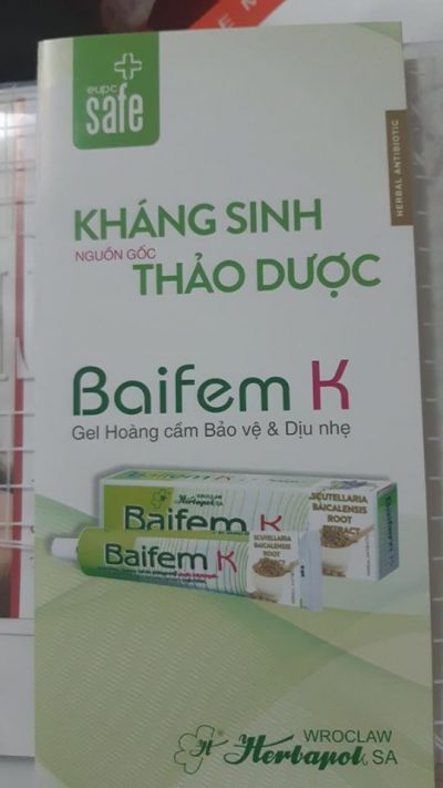 Kem trị muỗi đốt và côn trùng cắn Baifem K-9