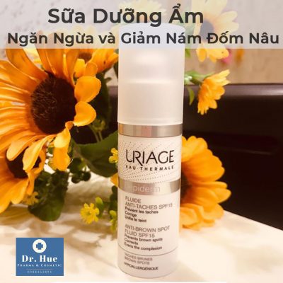 Sữa Dưỡng Ẩm Ngăn Ngừa và Giảm Nám Đốm Nâu Uriage FLUIDE ANTI TACHES SPF15 30ml