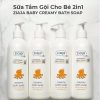 Sữa Tắm Gội Cho Bé 2in1 Ziaja BABY CREAMY BATH SOAP 300ml-1