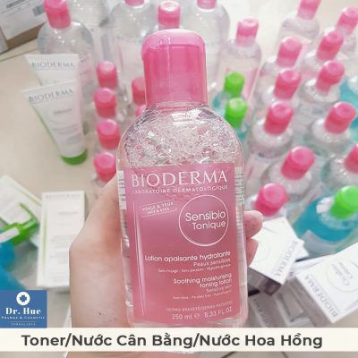 Toner cho da nhạy vảm và da mụn Bioderma Sensibio Tonique 250ml-1