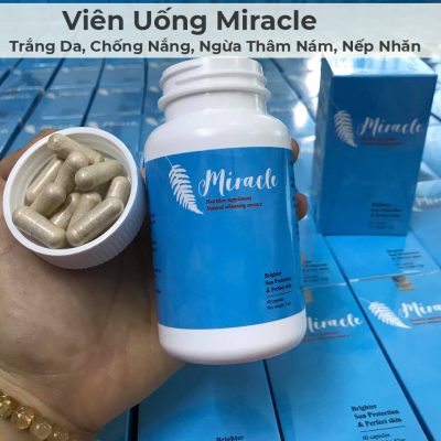 Viên Uống MIRACLE Trắng Da, Chống Nắng, Ngừa Thâm Nám, Nếp Nhăn-4