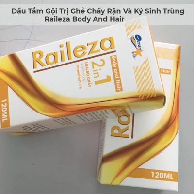 Dầu Tắm Gội Trị Ghẻ Chấy Rận Và Ký Sinh Trùng Raileza Body And Hair-3