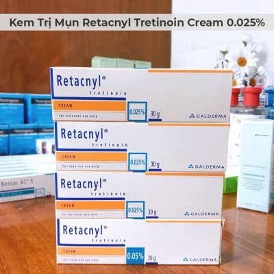 Kem Trị Mụn Retacnyl Tretinoin Cream 0.025% Galderma 30g-4