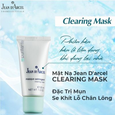 Mặt Nạ Jean D'arcel CLEARING MASK Đặc Trị Mụn Se Khít Lỗ Chân Lông 30ml-3