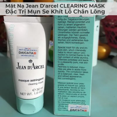 Mặt Nạ Jean D'arcel CLEARING MASK Đặc Trị Mụn Se Khít Lỗ Chân Lông 30ml-4