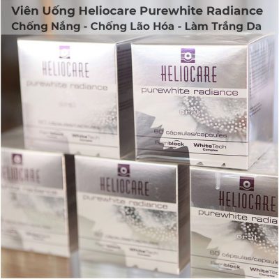 Viên Uống Chống Nắng, Chống Lão Hóa, Làm Trắng Da Heliocare Purewhite Radiance-5