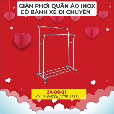 Giá phơi quần áo Xuân Hòa ZA-09-01-4a