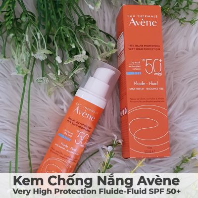 Kem Chống Nắng Avène Very High Protection Fluide-Fluid SPF 50-15