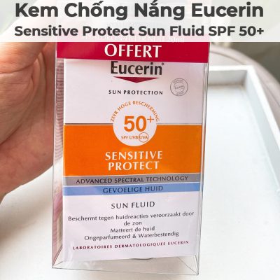 Kem Chống Nắng Eucerin Sensitive Protect Sun Fluid SPF 50-12