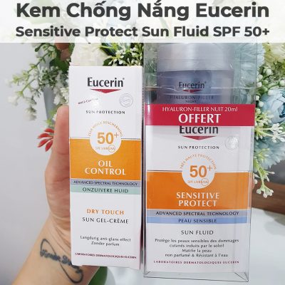 Kem Chống Nắng Eucerin Sensitive Protect Sun Fluid SPF 50-14