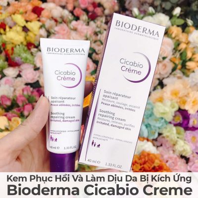 Kem Phục Hồi Và Làm Dịu Da Bị Kích Ứng Bioderma Cicabio Cream-19