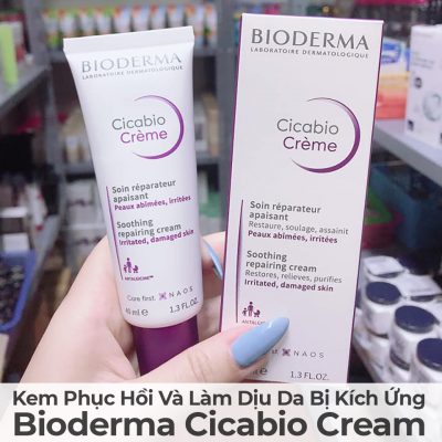 Kem Phục Hồi Và Làm Dịu Da Bị Kích Ứng Bioderma Cicabio Cream-5