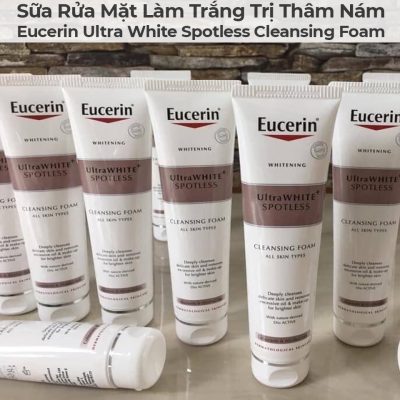 Sữa Rửa Mặt Làm Trắng Trị Thâm Nám Eucerin Ultra White Spotless Cleansing Foam-9