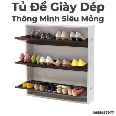 Tủ Để Giày Dép Xuân Hòa Thông Minh Siêu Mỏng-2