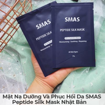 Mặt Nạ Dưỡng Và Phục Hồi Da SMAS Peptide Silk Mask Nhật Bản-6