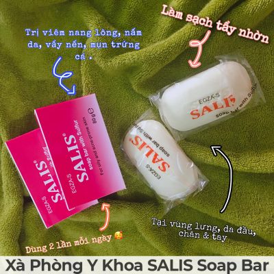 Xà phòng y khoa salis soap bar-2