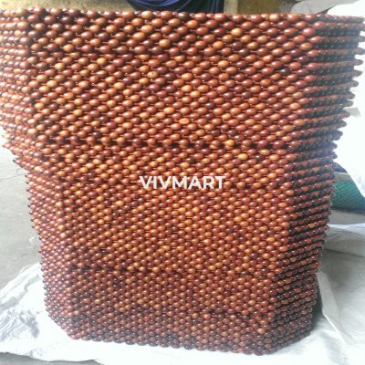 đệm ghế văn phòng hạt gỗ hương đá-5a