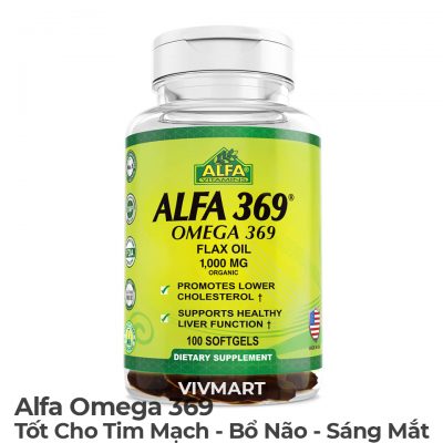 Alfa Omega 369 - Tốt Cho Tim Mạch Bổ Não Sáng Mắt-10a