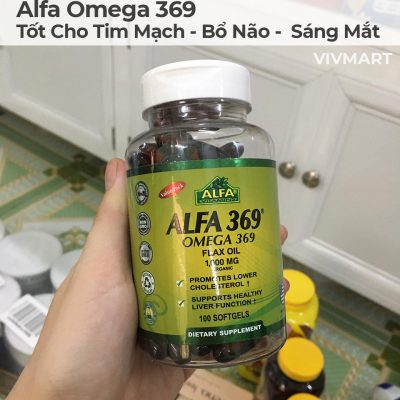 Alfa Omega 369 - Tốt Cho Tim Mạch Bổ Não Sáng Mắt-19a