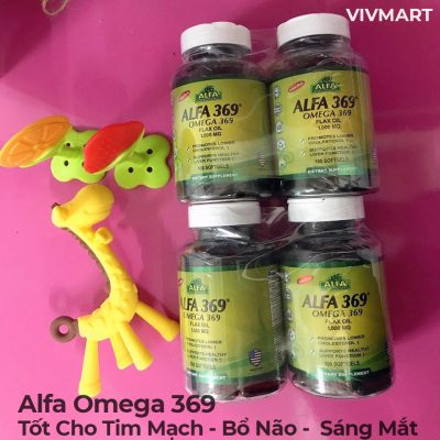 Alfa Omega 369 - Tốt Cho Tim Mạch Bổ Não Sáng Mắt-22a